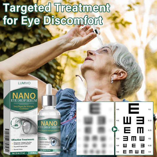 LUMIVO™ Nano Eye Drops Serum ✅FDA Approved(Suitable for presbyopia, dry eye syndrome, glaucoma, and cataracts) ☘️☘️