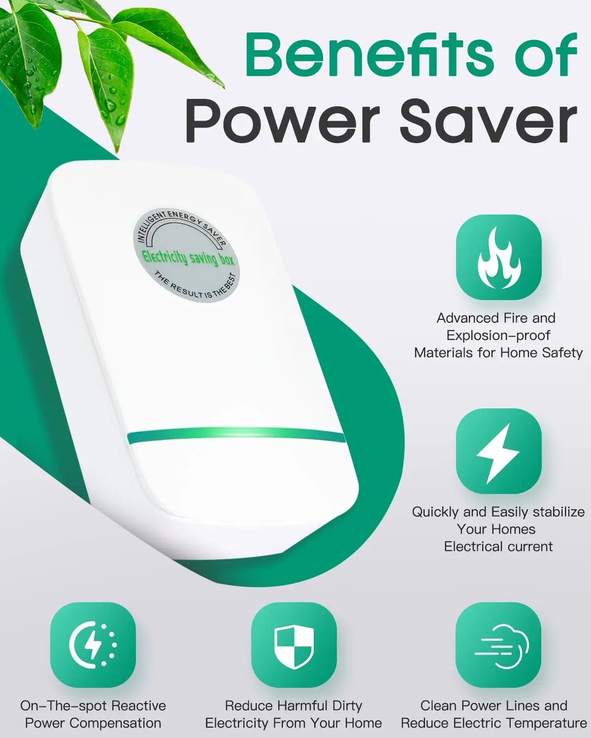 ⚡ 2026 Upgraded Energy Saver Box - 49% OFF- ✨ Reduce Electricity Bill & Energy Waste